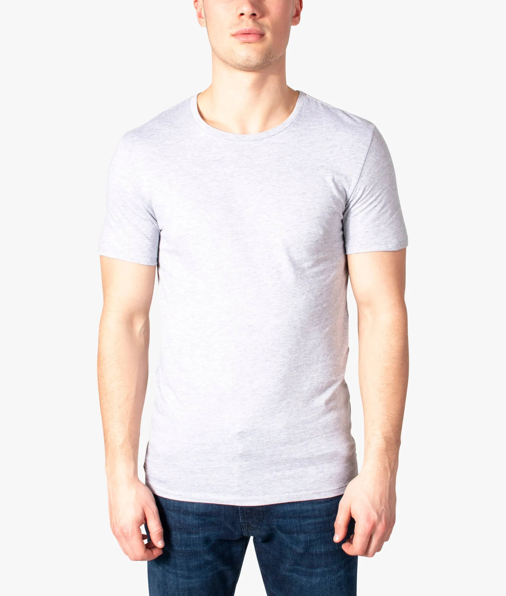 3 Pack Of Short Sleeve Crew Neck T-Shirts