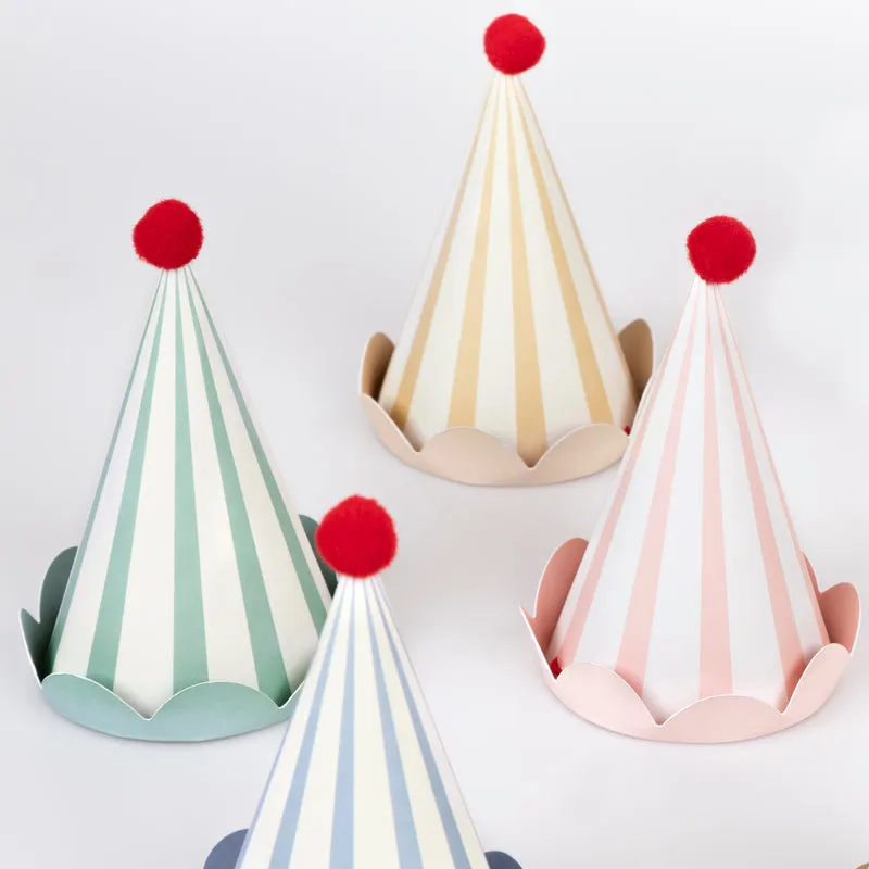 Animal Friends Party Hats 8pk.