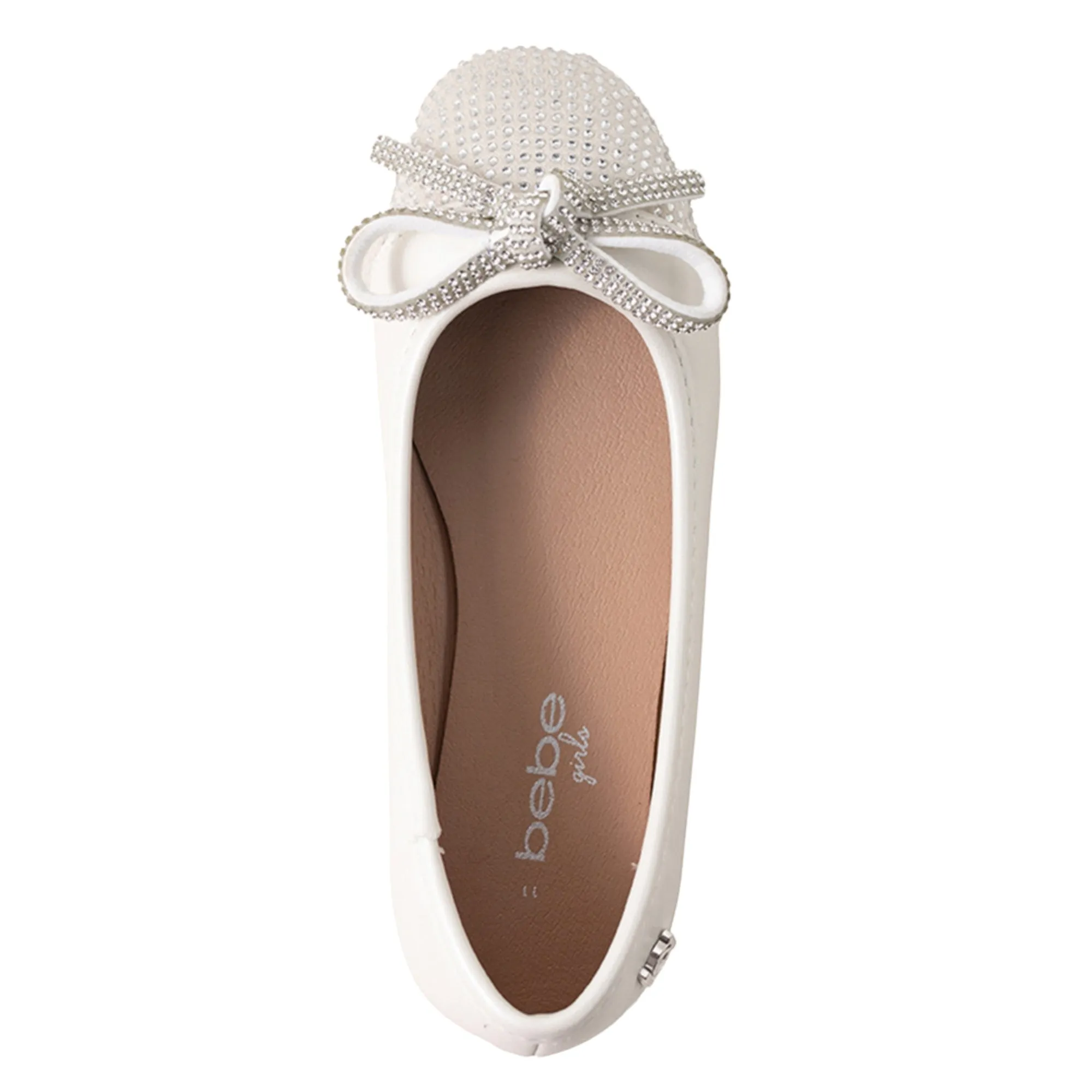 bebe Girls' Sandals - Sparkly Shoes for Kids Ballet Flats for Girls (Little Kid/Big Kid)