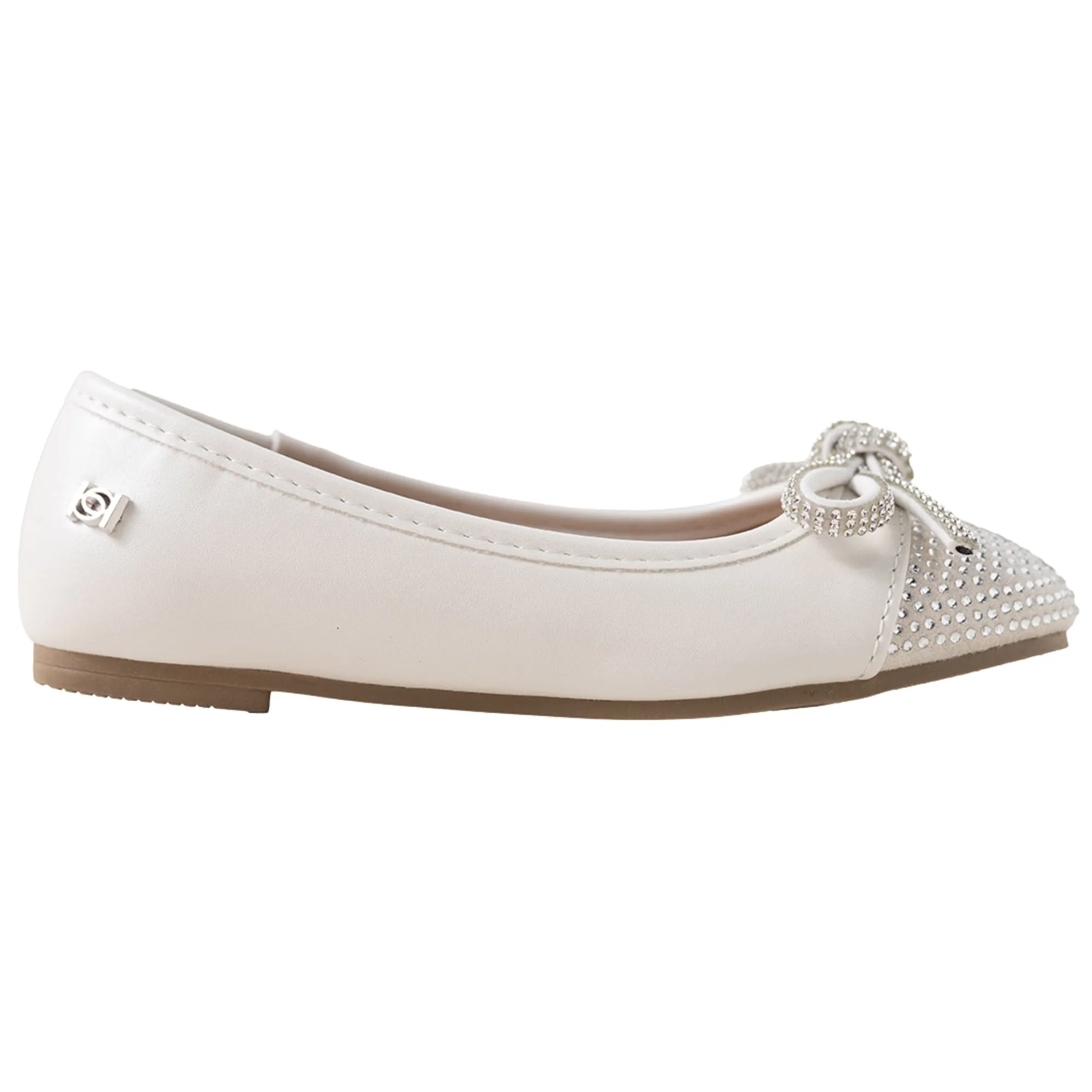 bebe Girls' Sandals - Sparkly Shoes for Kids Ballet Flats for Girls (Little Kid/Big Kid)