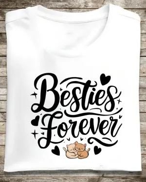 Besties Forever Cotton T-Shirt
