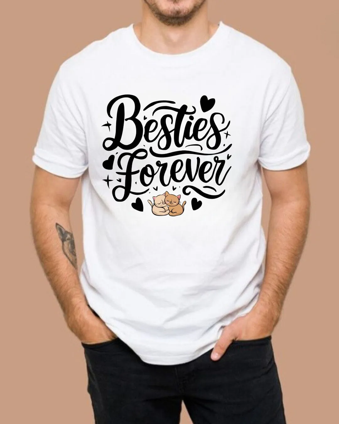 Besties Forever Cotton T-Shirt