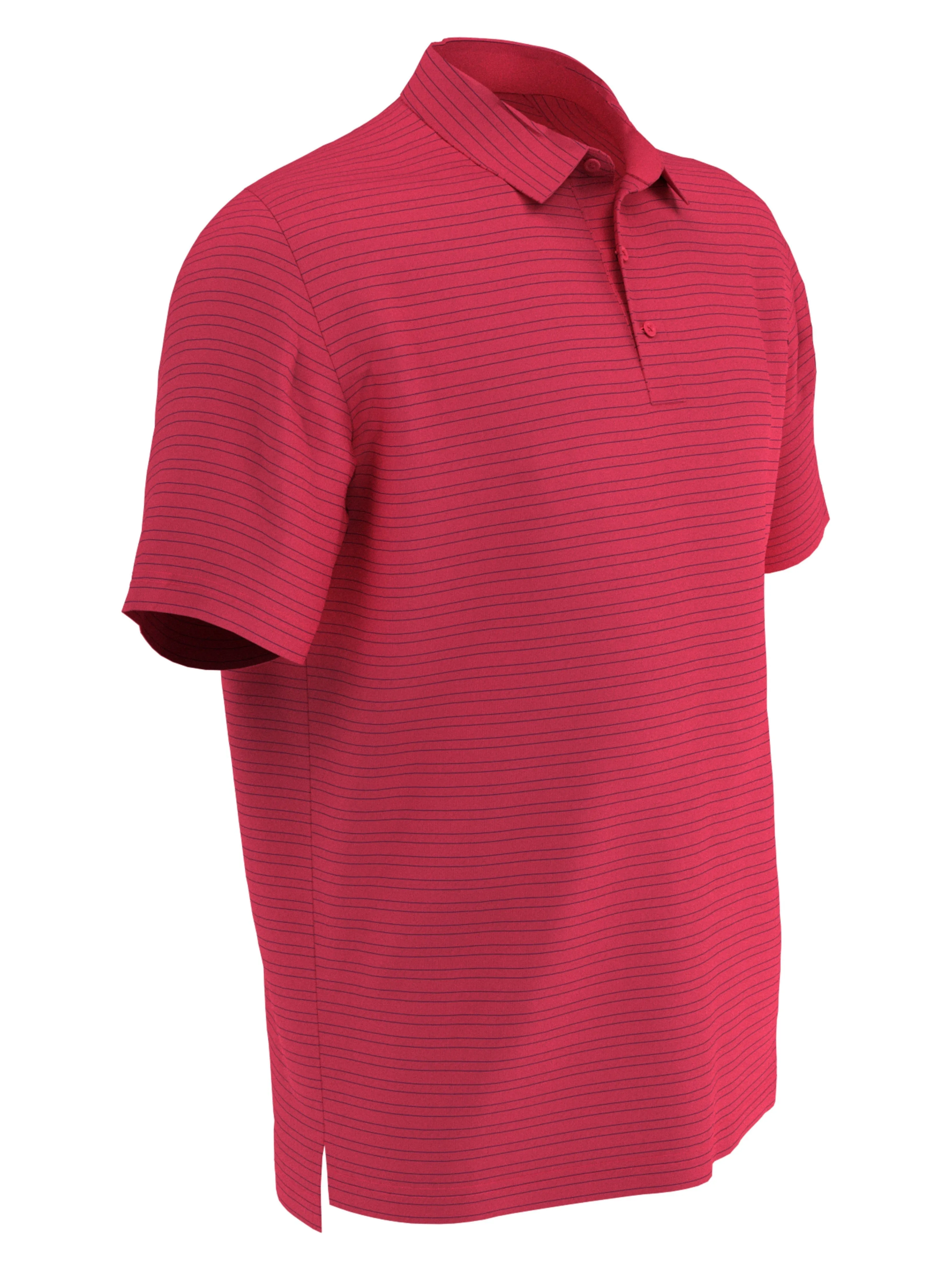 Big & Tall Fine Line Ventilated Stripe Golf Polo