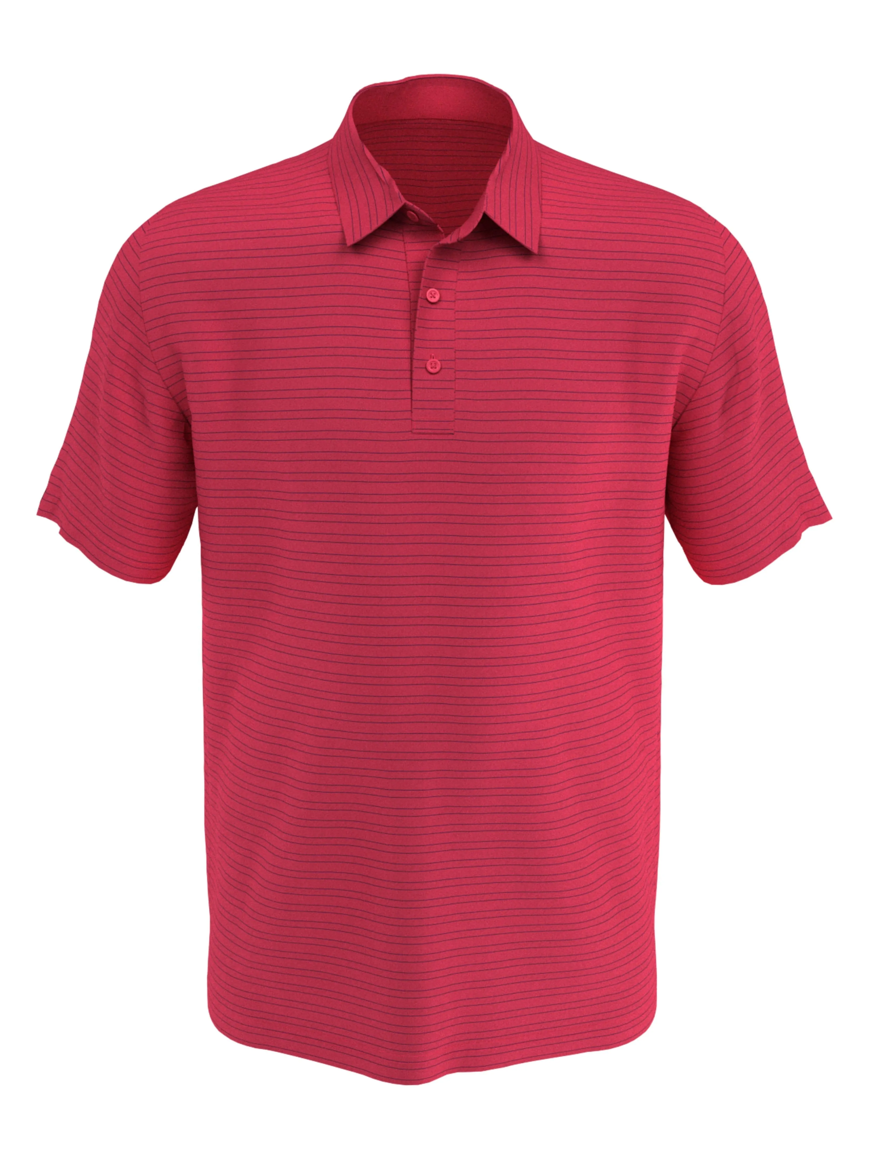 Big & Tall Fine Line Ventilated Stripe Golf Polo