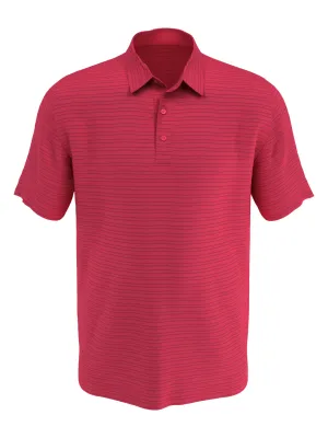 Big & Tall Fine Line Ventilated Stripe Golf Polo