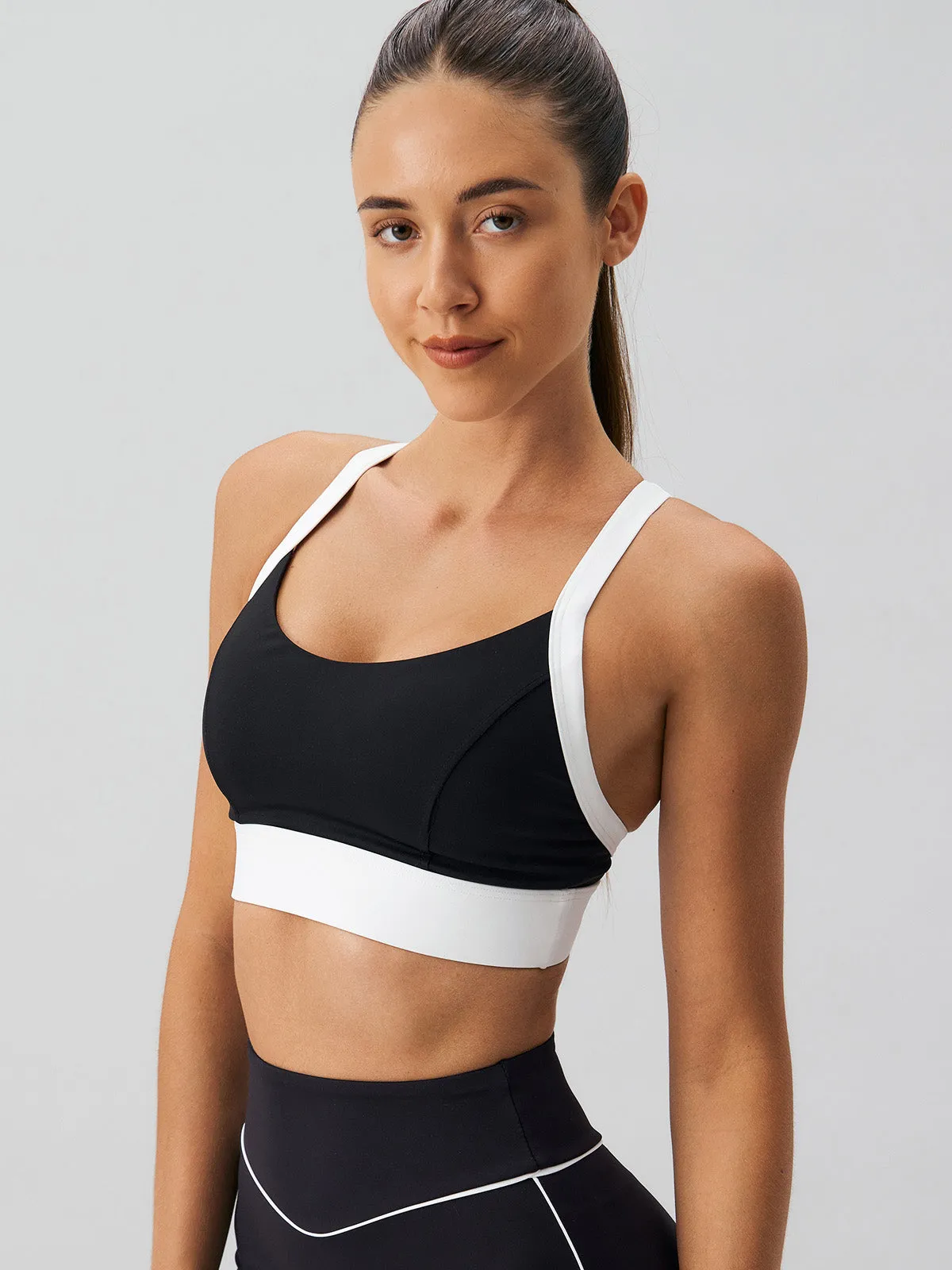 Black Natural Waisted Lycra® Short