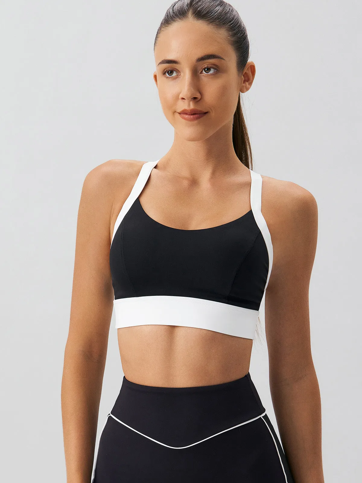 Black Natural Waisted Lycra® Short