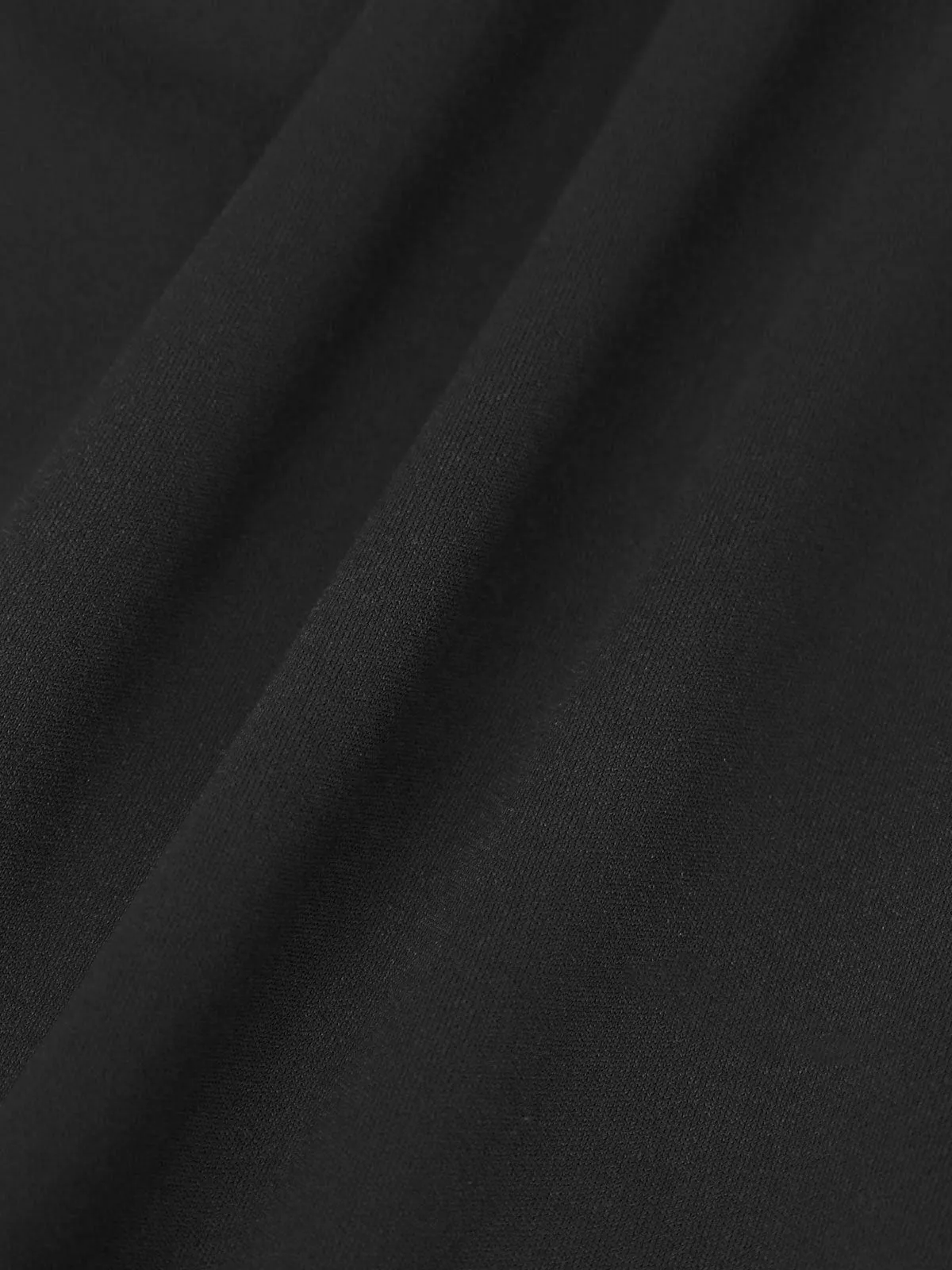 Black Natural Waisted Lycra® Short