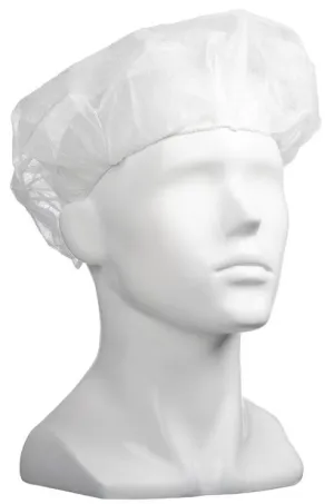 BLUE Polypropylene 12gsm Bouffant Hats 610mm x 600 pieces pack