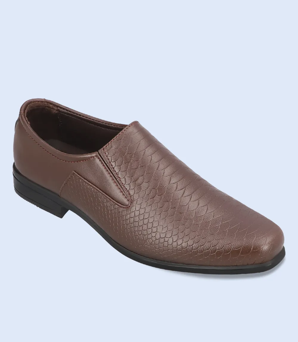 BM6727-COFFEE-Men Slip On
