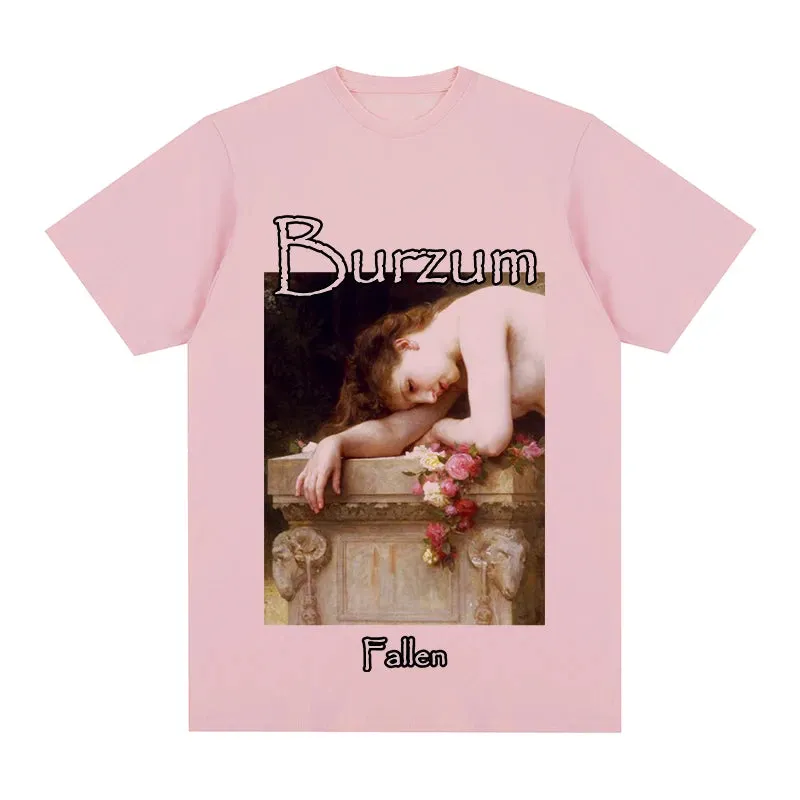 Burzum ‘Fallen’ Vintage Cotton T-Shirt – Men’s & Women’s Darkwear Classic | Breathable Daily Wear for Metal Fans