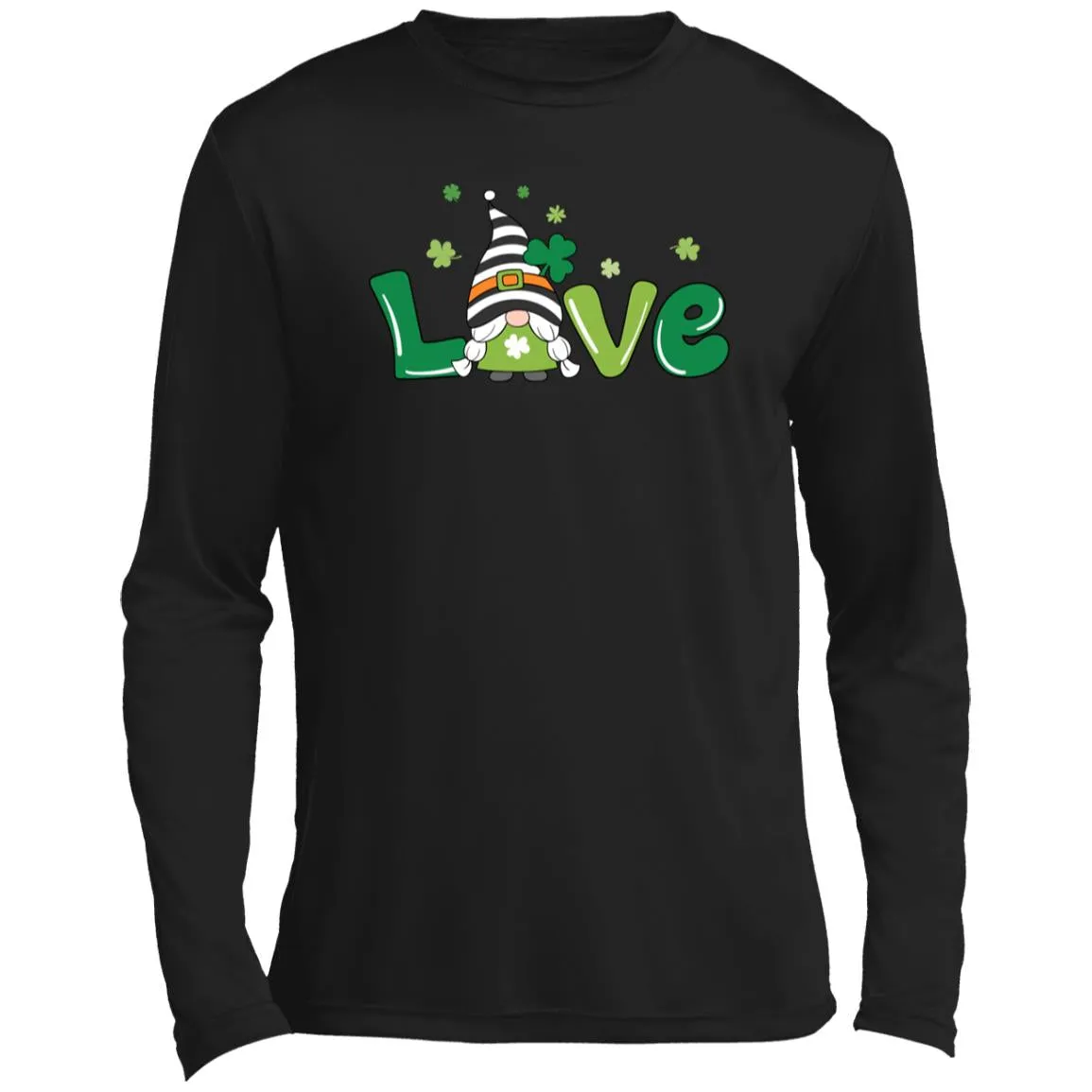 clover love gnome ST350LS Men’s Long Sleeve Performance Tee