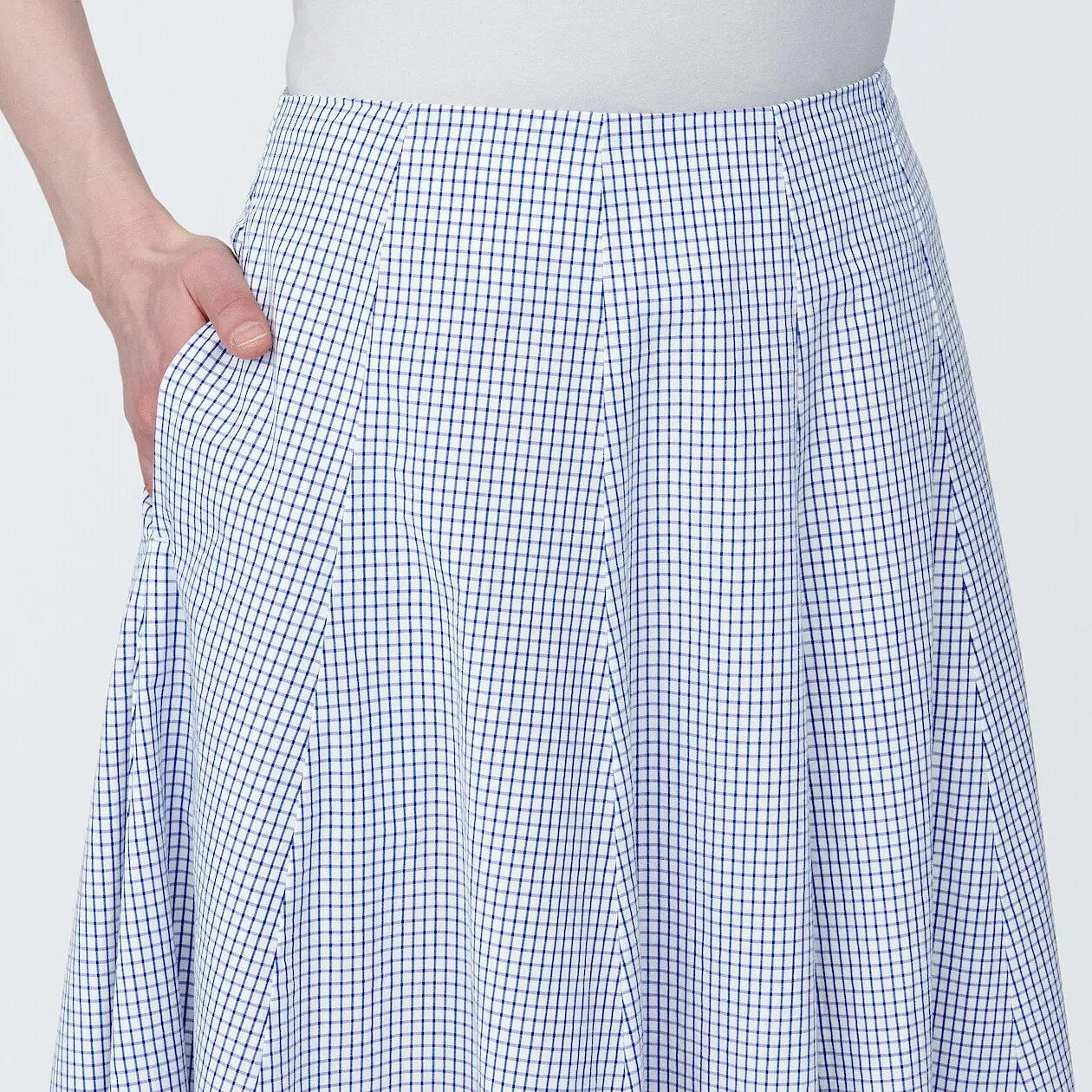 Cool Touch Broadcloth Flare Skirt