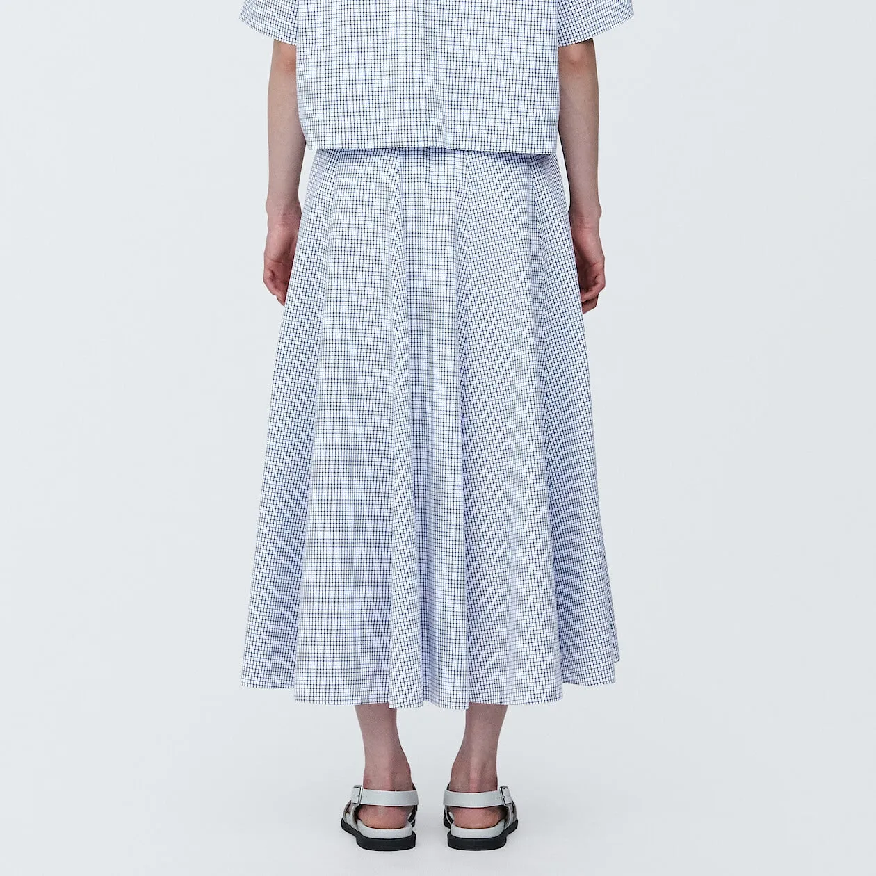 Cool Touch Broadcloth Flare Skirt