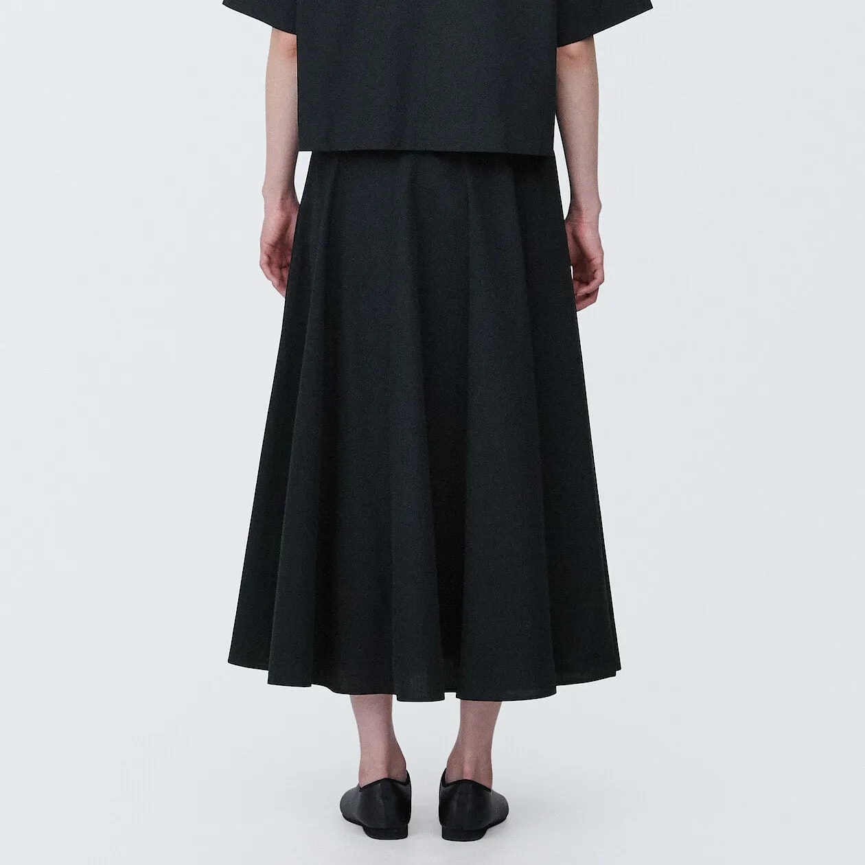 Cool Touch Broadcloth Flare Skirt