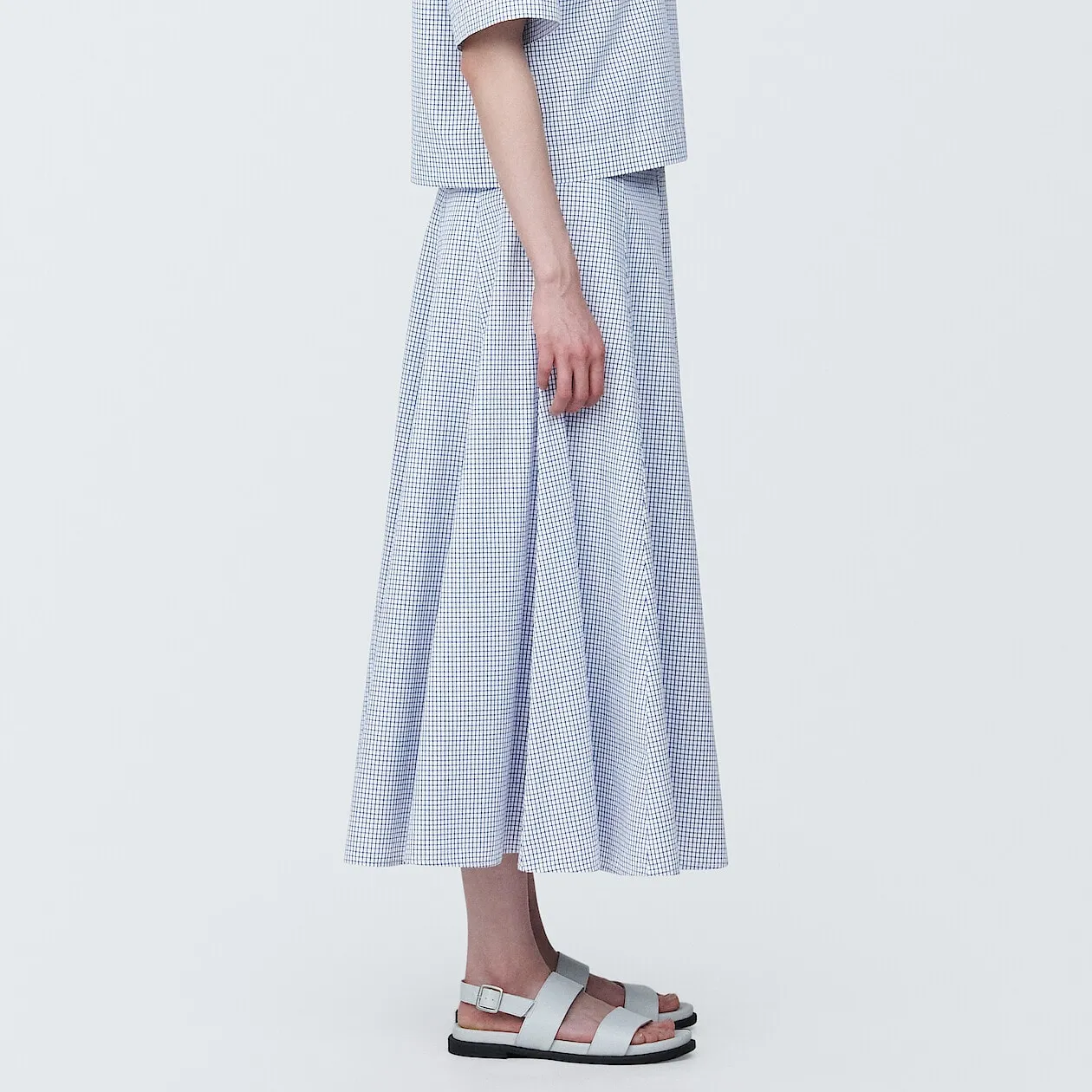 Cool Touch Broadcloth Flare Skirt