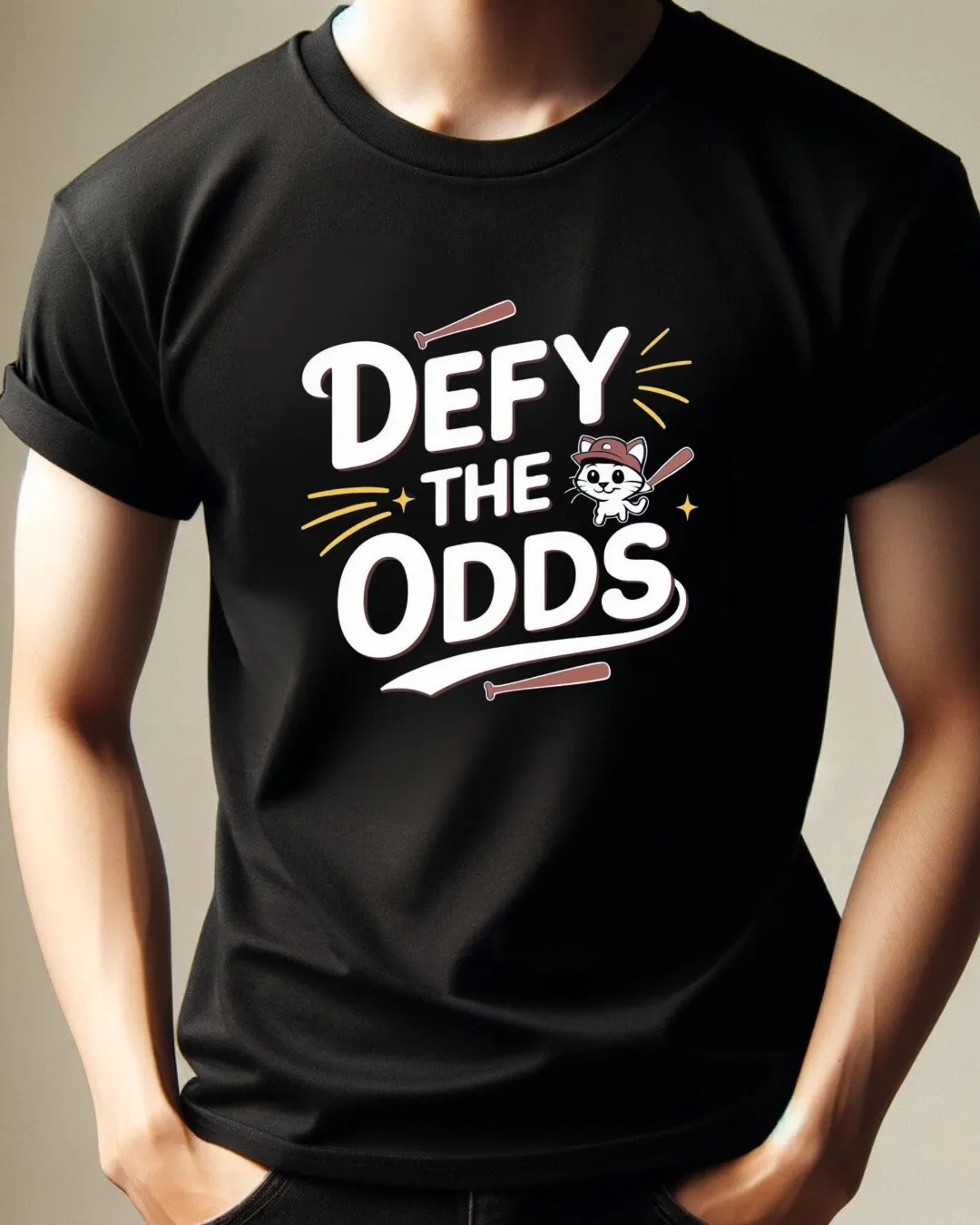 Defy The Odd Baseball Crew Neck Tee