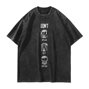 Don't Hear See Speak Washed T-Shirt
