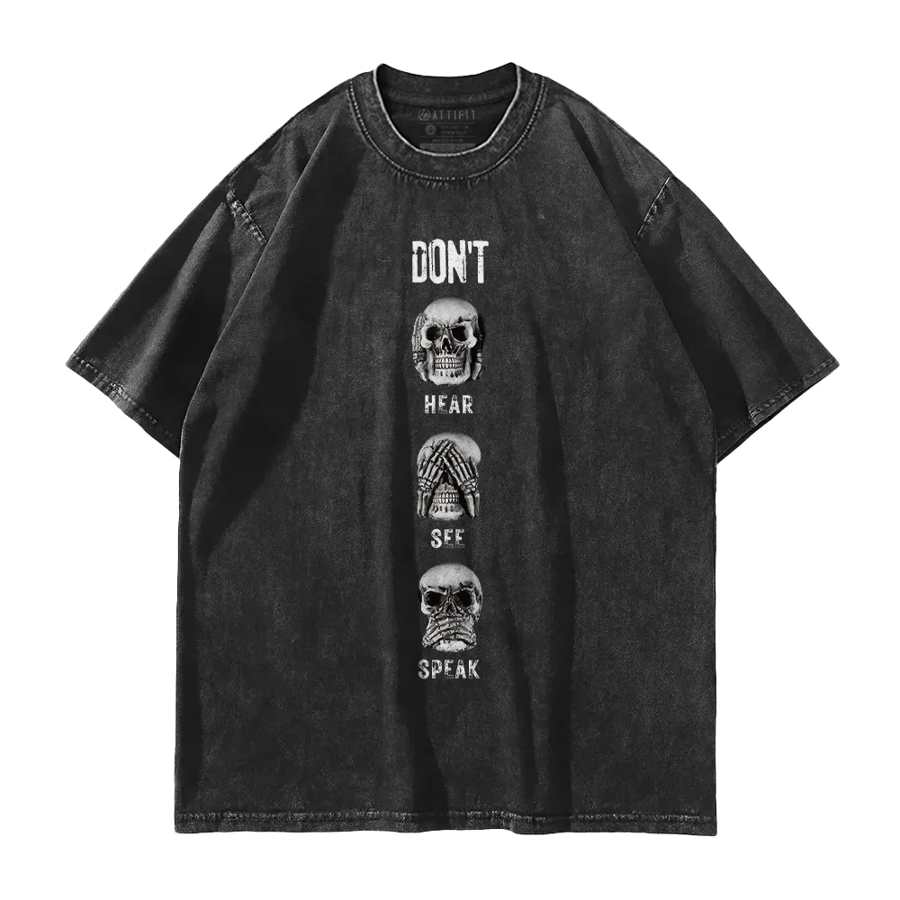 Don't Hear See Speak Washed T-Shirt