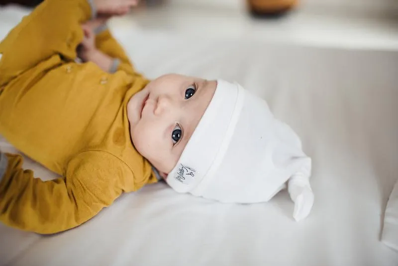 Dove Top Knot Hat