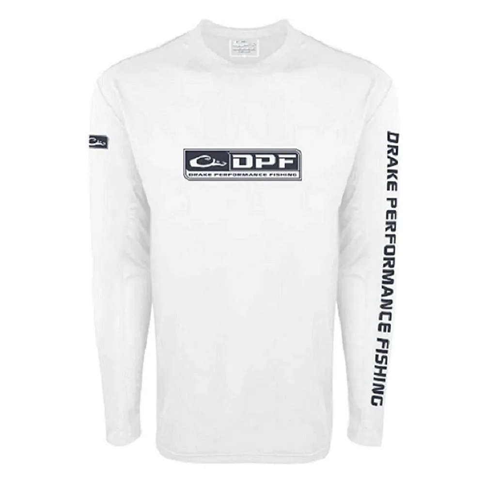Drake Performance Fishing Shield 4 Arched Mesh Back L/S Crew