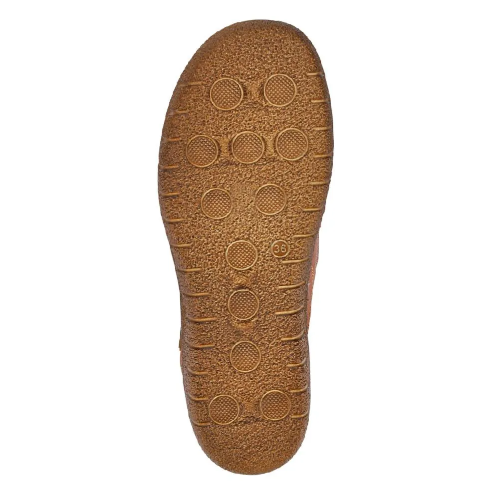 Elasticated Leather Slip-On Shoes - HAK41008 / 327 435