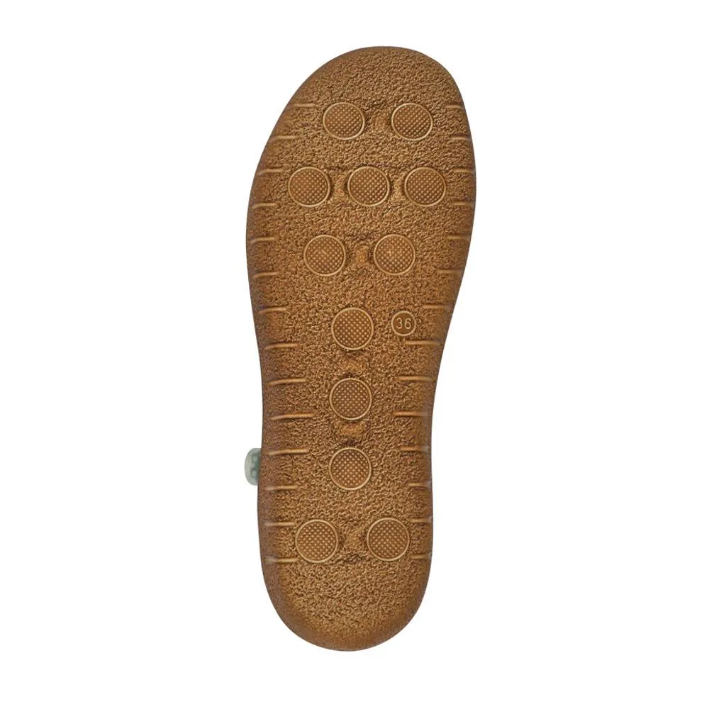 Elasticated Leather Slip-On Shoes - HAK41008 / 327 435