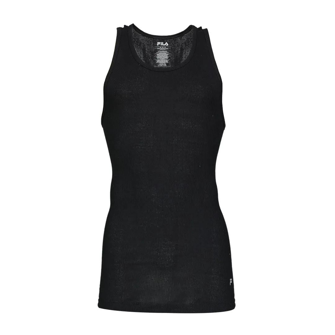 FILA - Men's 4 Pack Athletic Tank Top (FM0038CT BLKGRY)