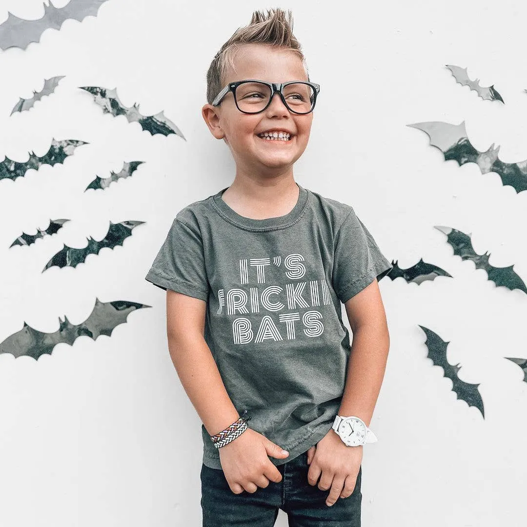 Freakin Bats | Kids & Adult Halloween Tee | Comfort Colors