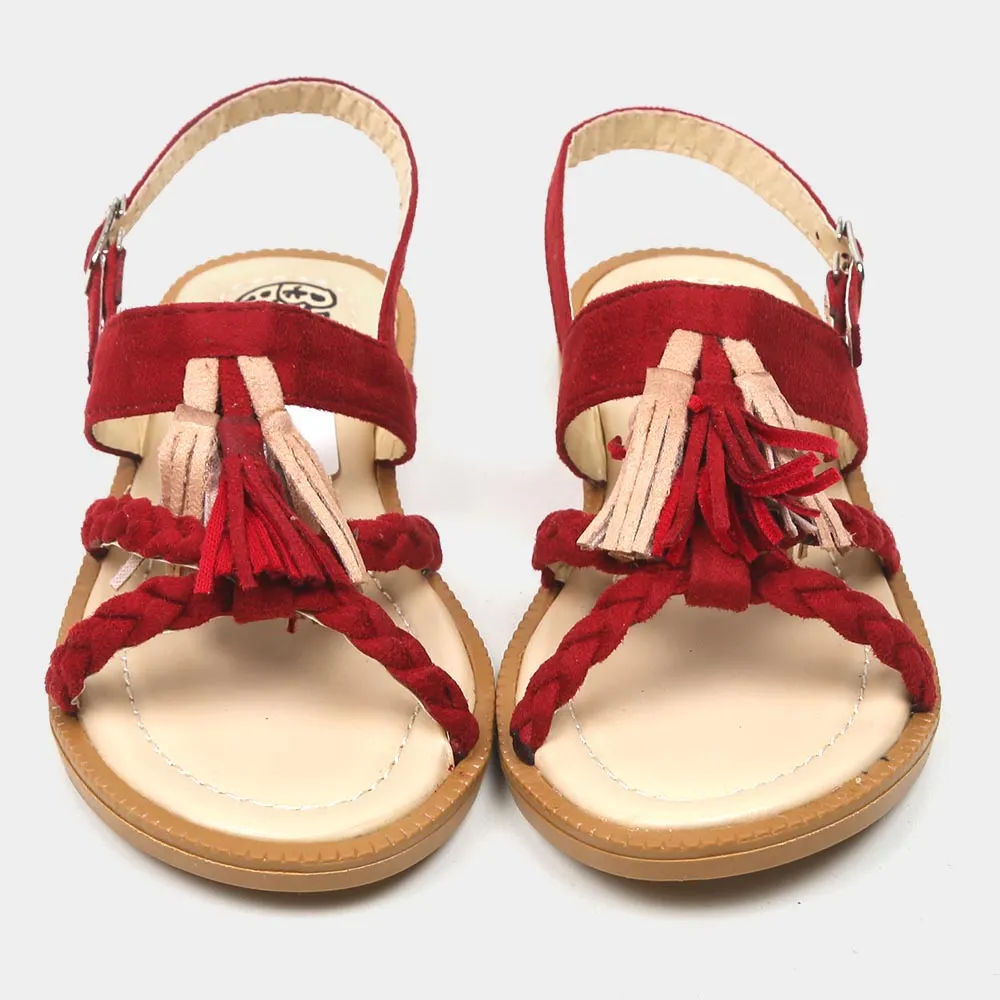 Girls Sandal 404-1 - MAROON