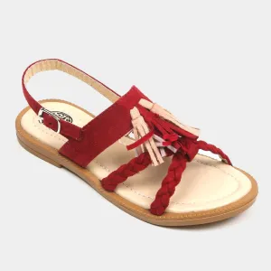 Girls Sandal 404-1 - MAROON