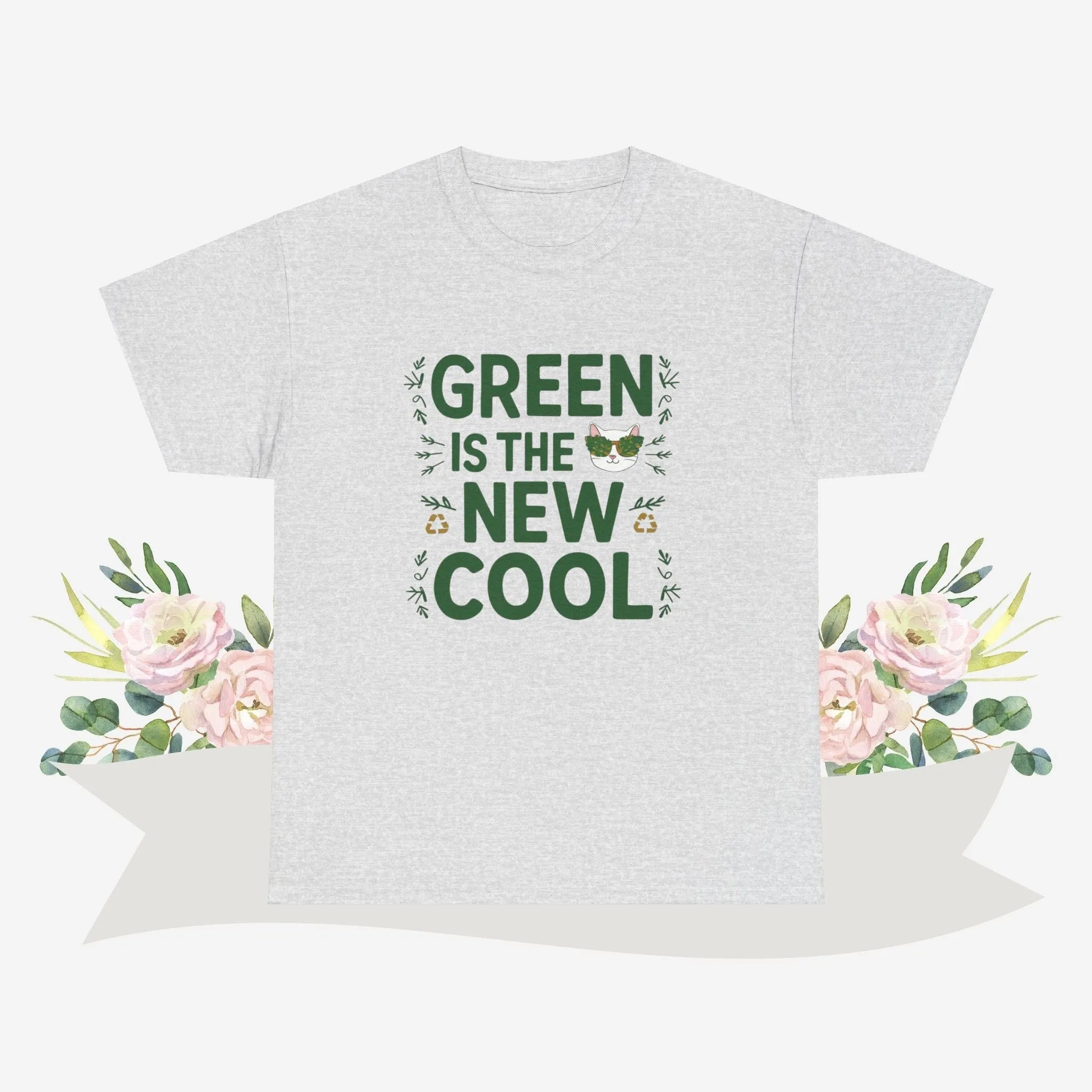 Green Is The New Cool Cotton Tshirt