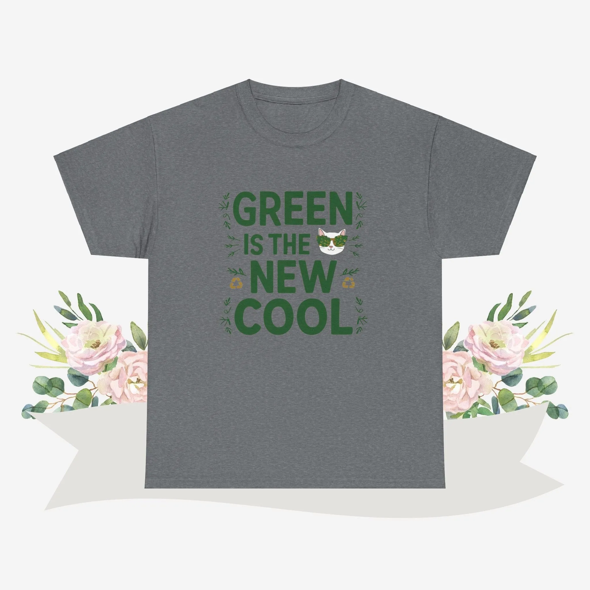 Green Is The New Cool Cotton Tshirt