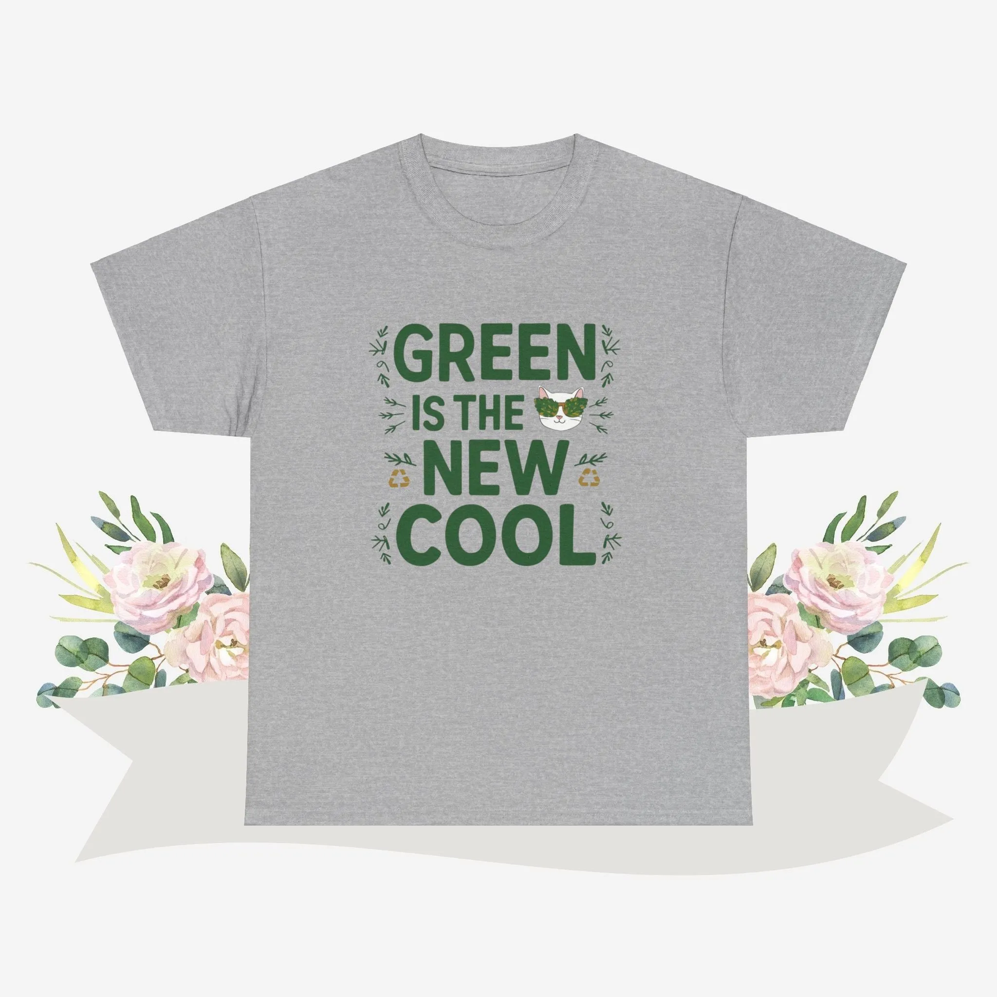 Green Is The New Cool Cotton Tshirt