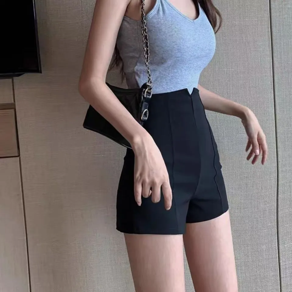 High Waist Slim Elastic Denim Shorts Pants  Booty Short