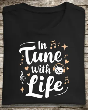 In Tune With Life Cotton Tee