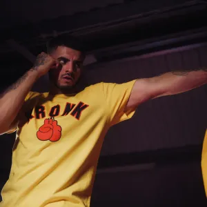 KRONK Gloves Regular Fit T Shirt Yellow