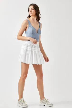 Lace Trim Skirt