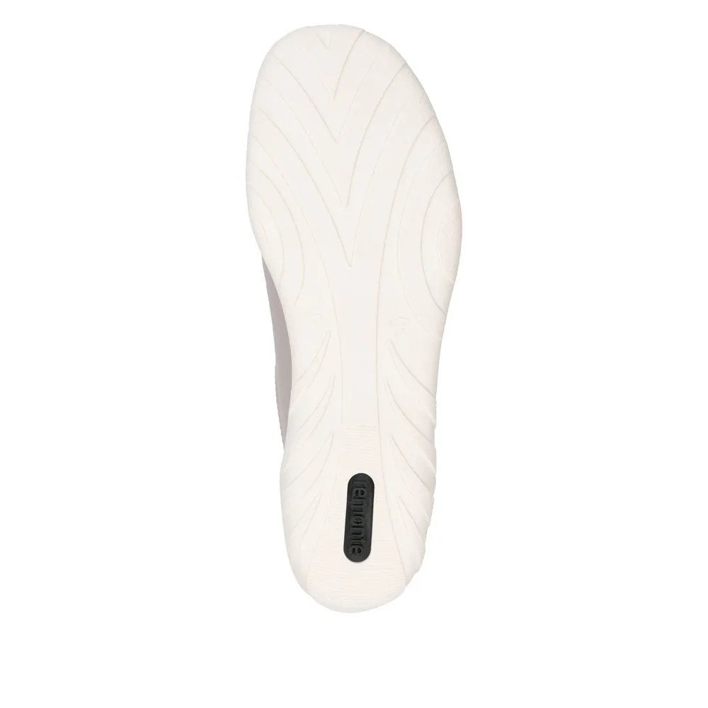 Ladies Remonte Lace Shoes Gold Soft Comfort R3404-90
