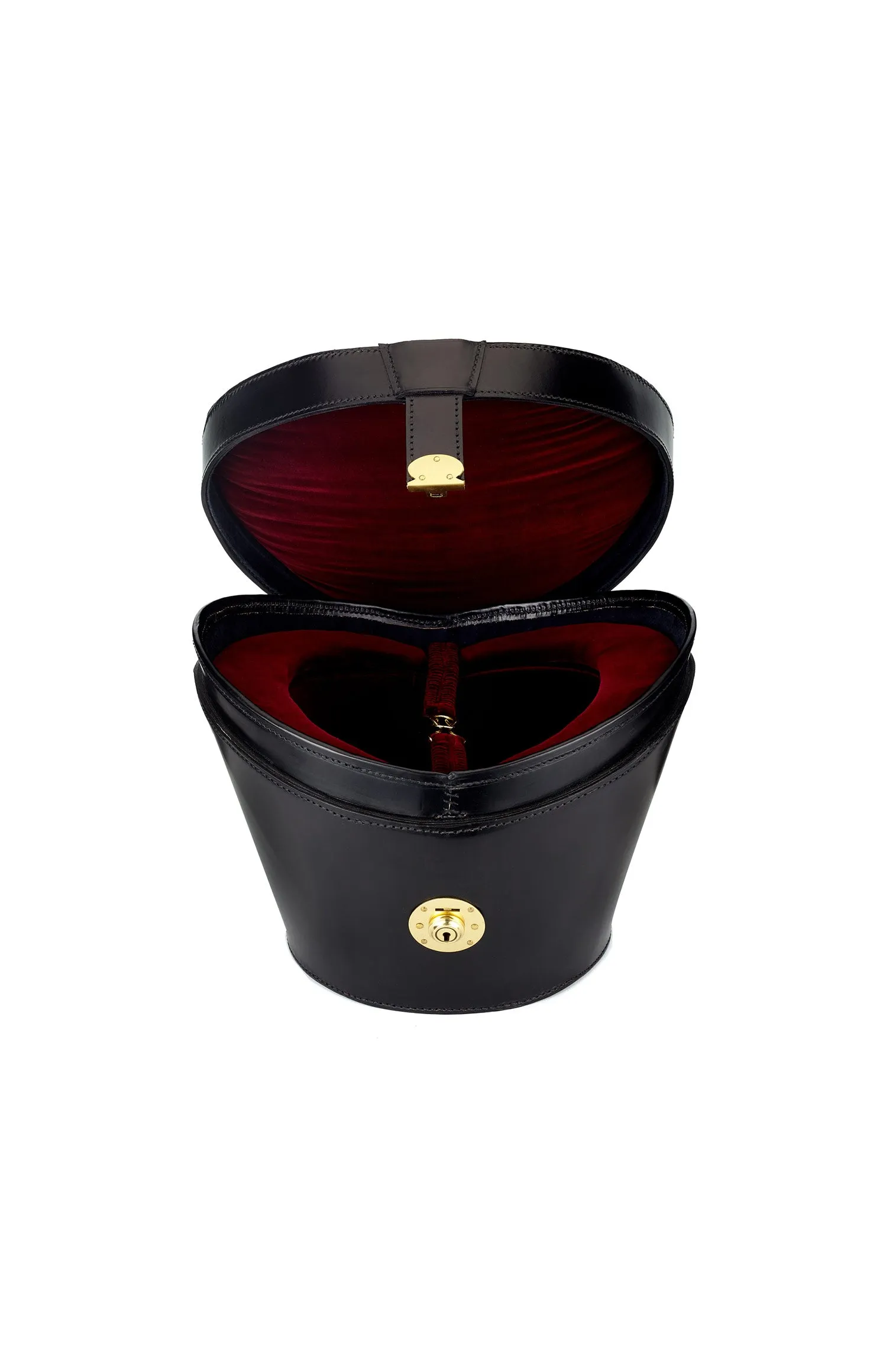 Leather Top Hat Bucket