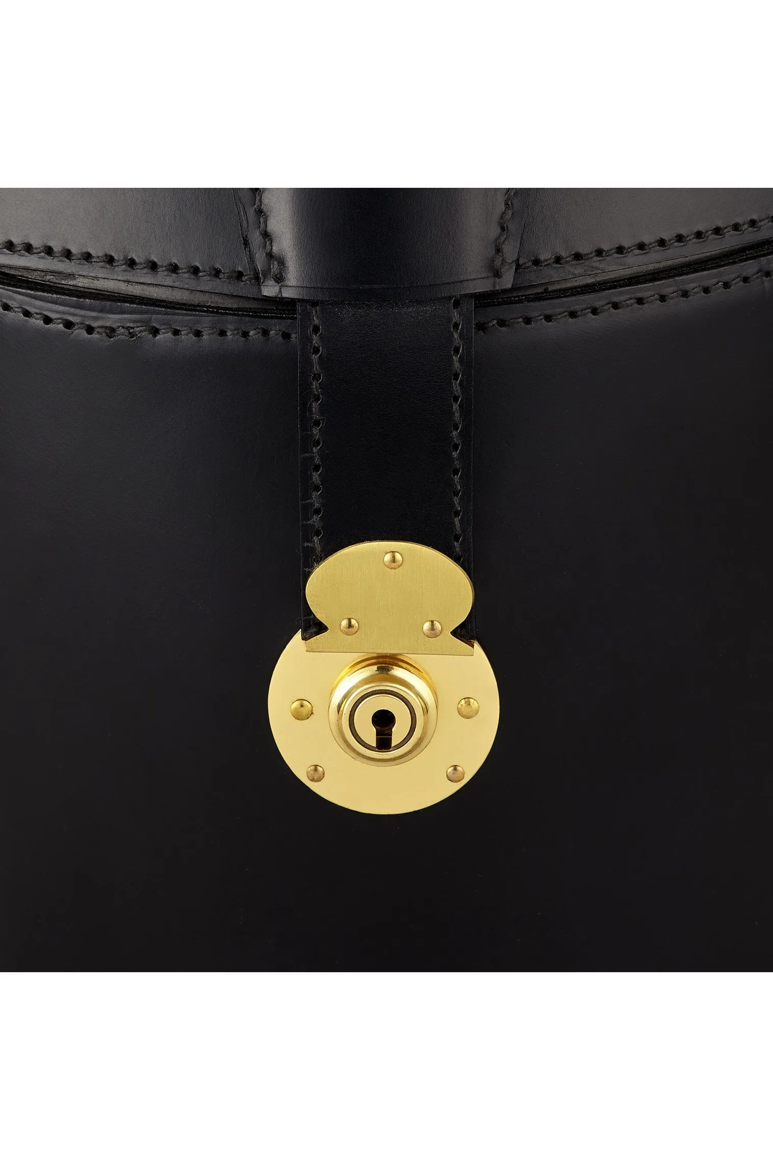Leather Top Hat Bucket