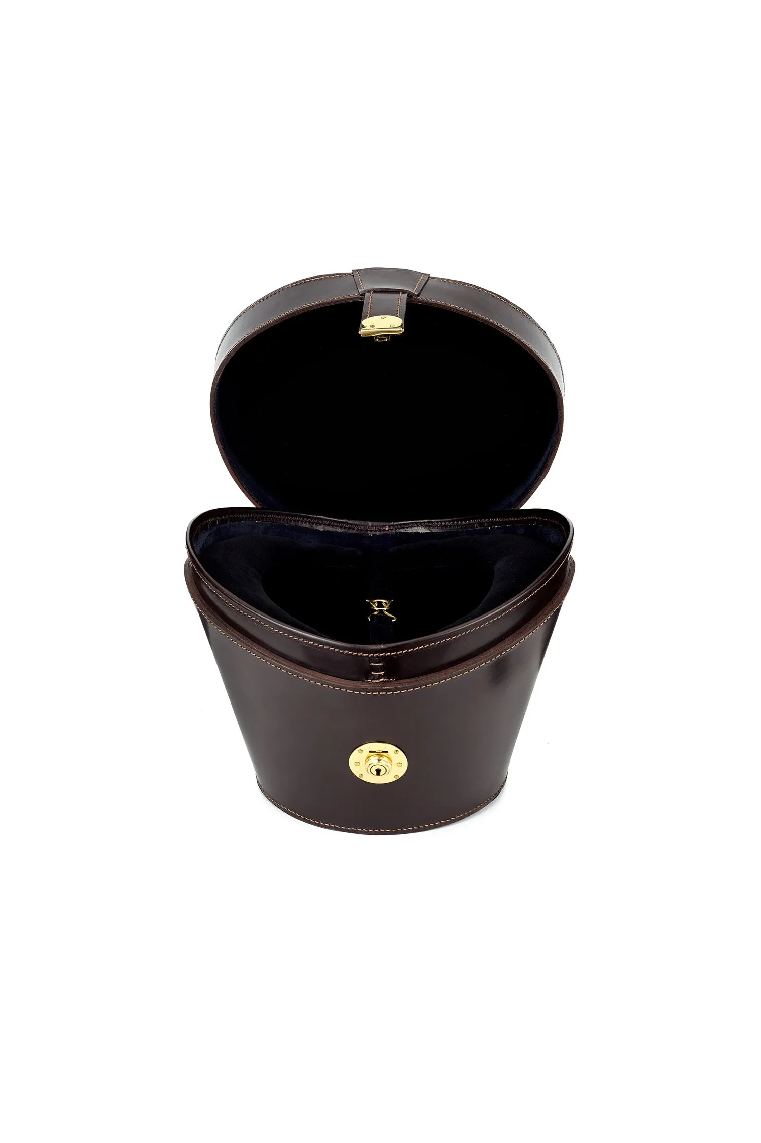 Leather Top Hat Bucket