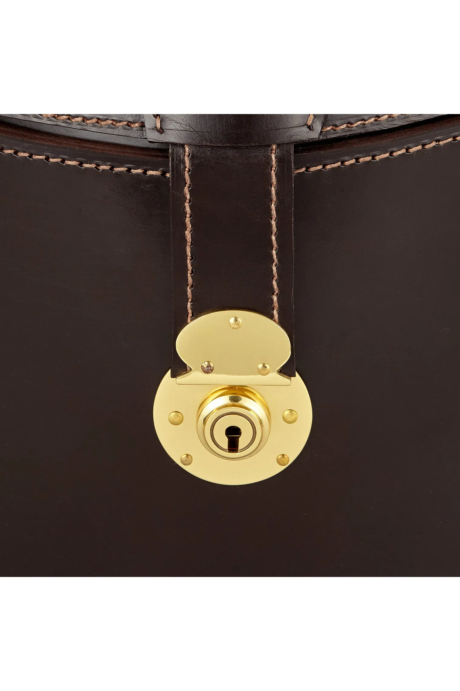 Leather Top Hat Bucket