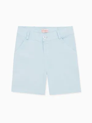 Light Blue Bocusi Boy Chino Shorts