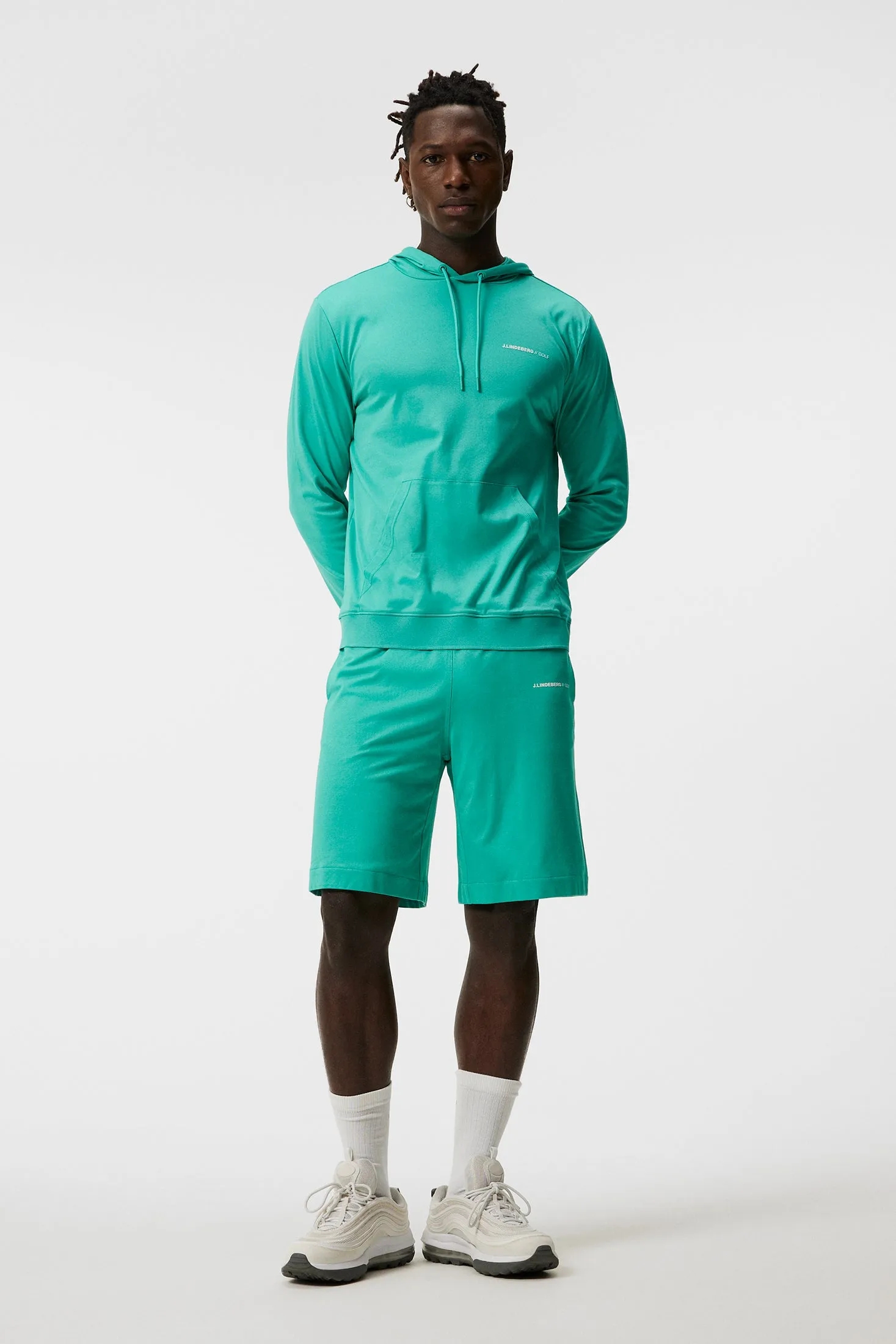 Logo Shorts / Bright Aqua