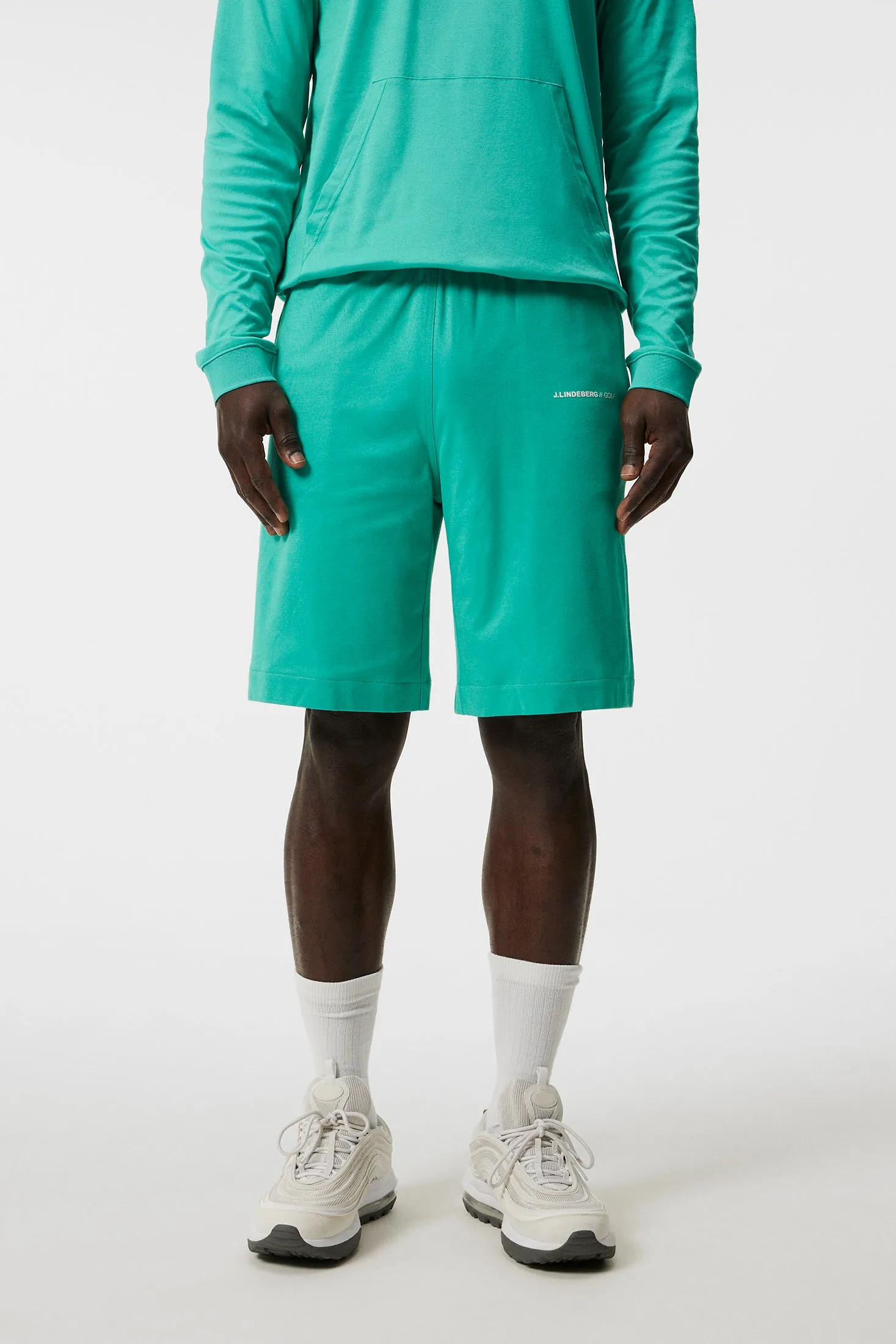 Logo Shorts / Bright Aqua