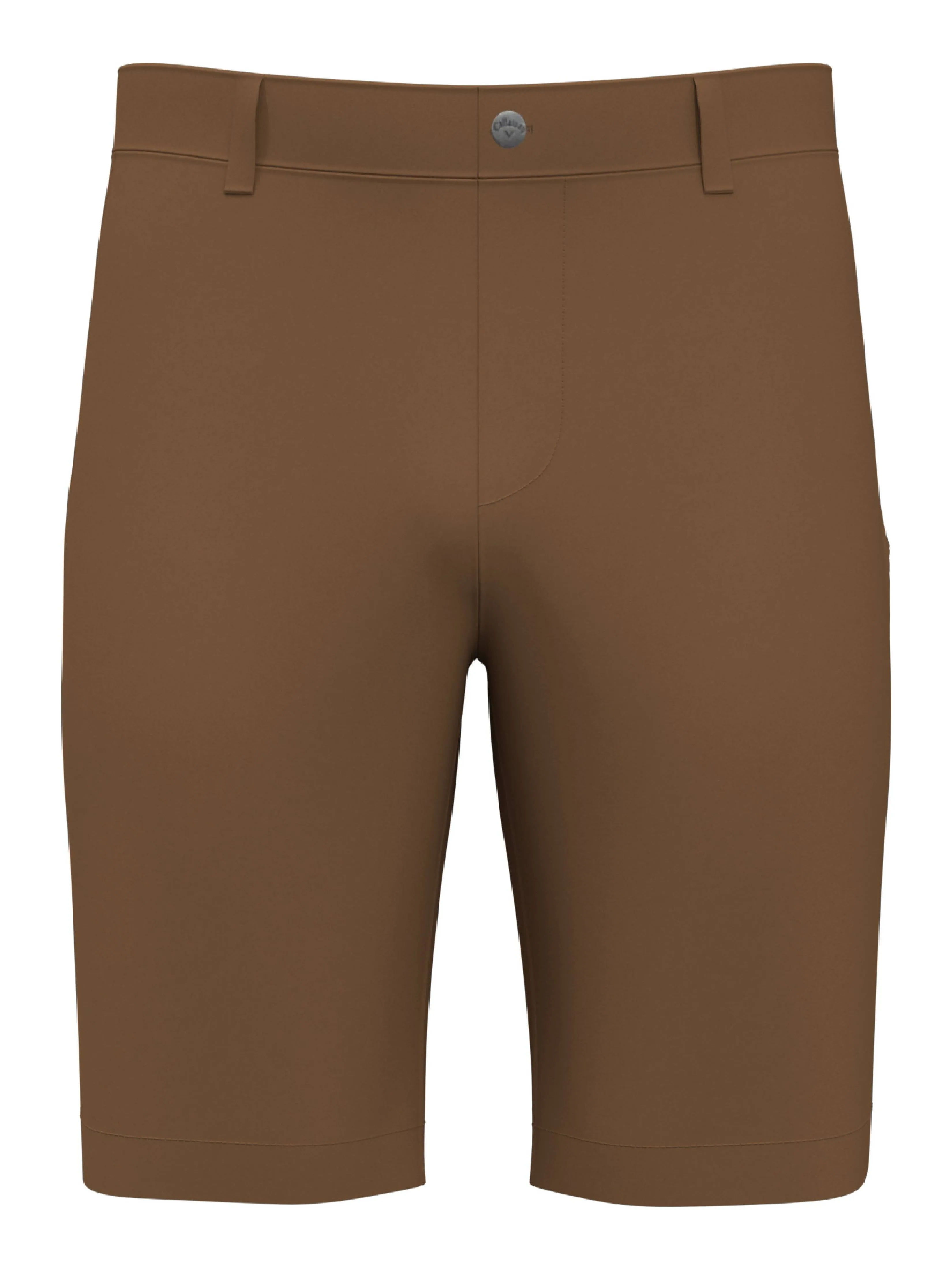 Mens Flat Front Solid Golf Short