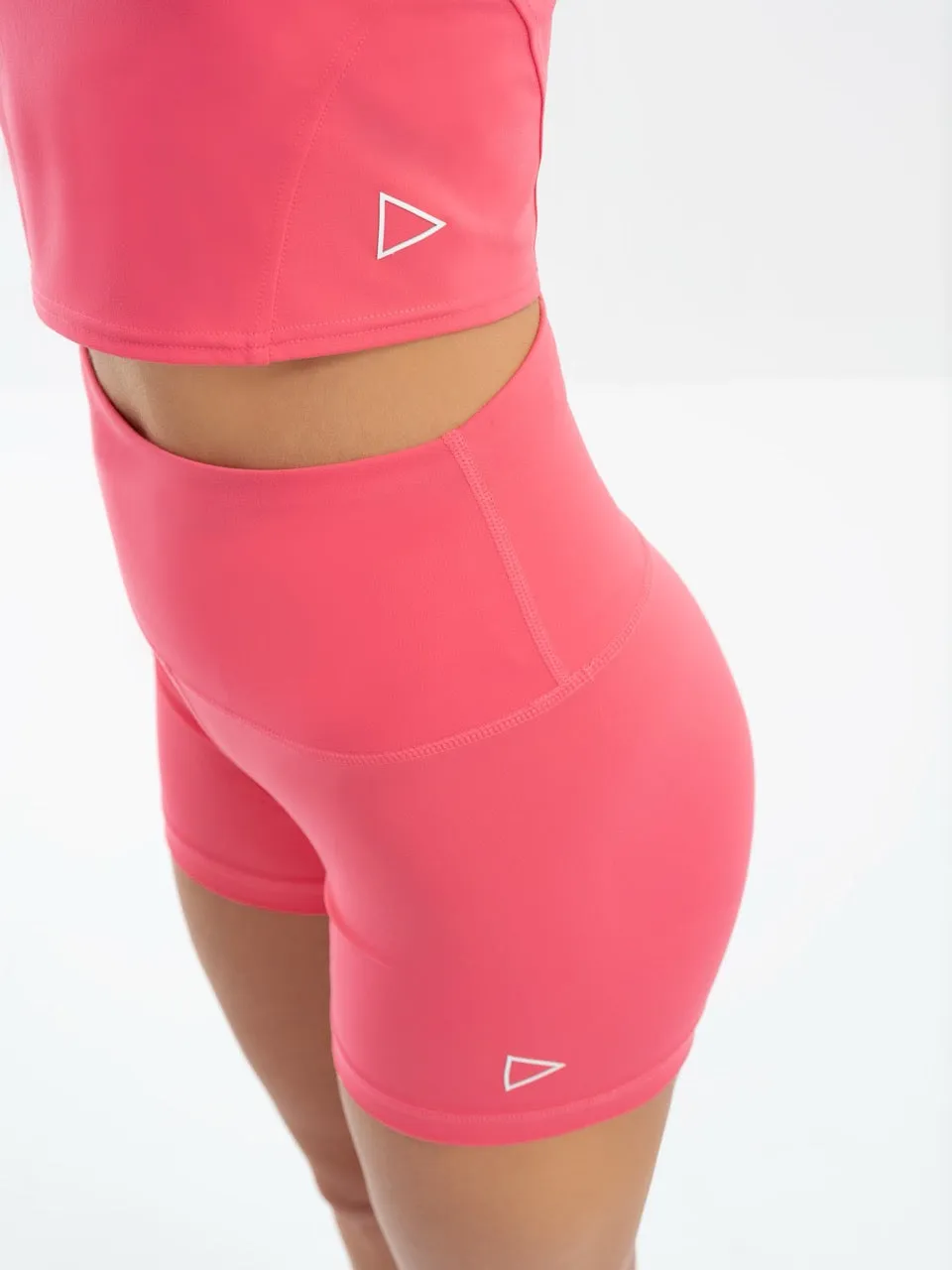 Mini Shorts - Essential Motion Activewear - Coral Paradise