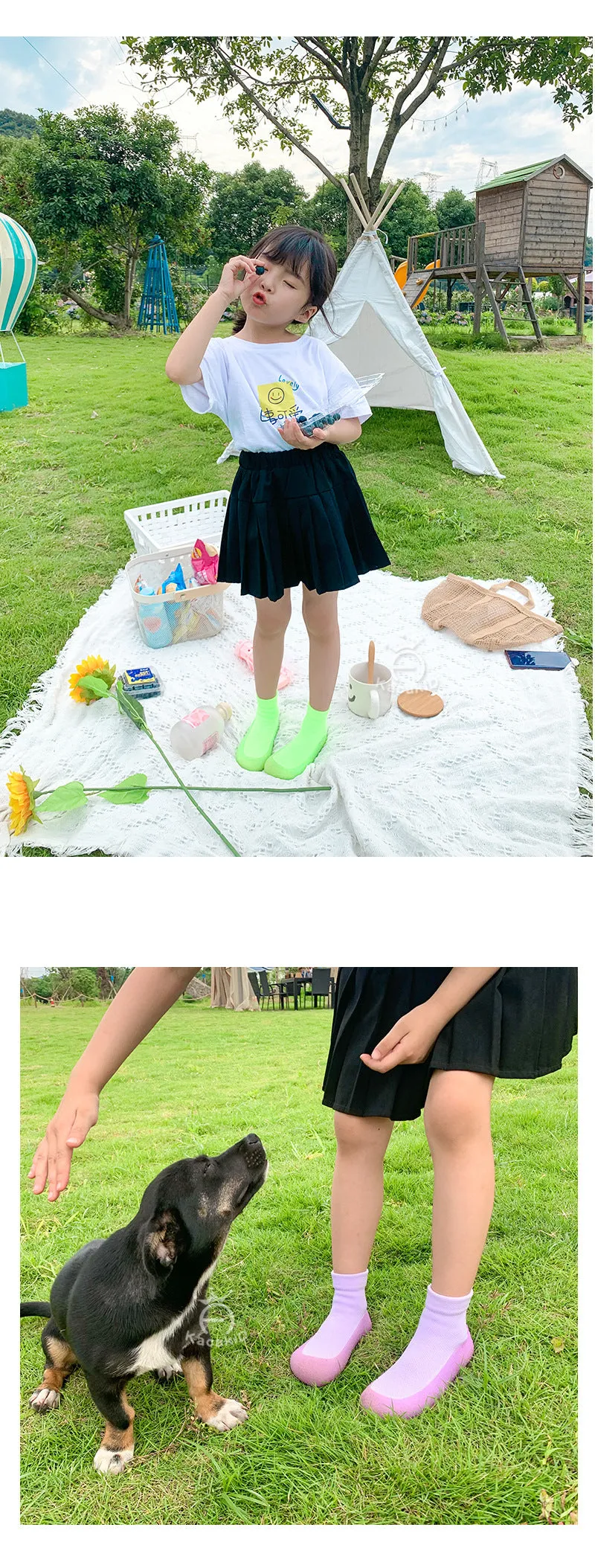 Minimalist Barefoot Sock Shoes Wear-resistant non-slip socks For Kid