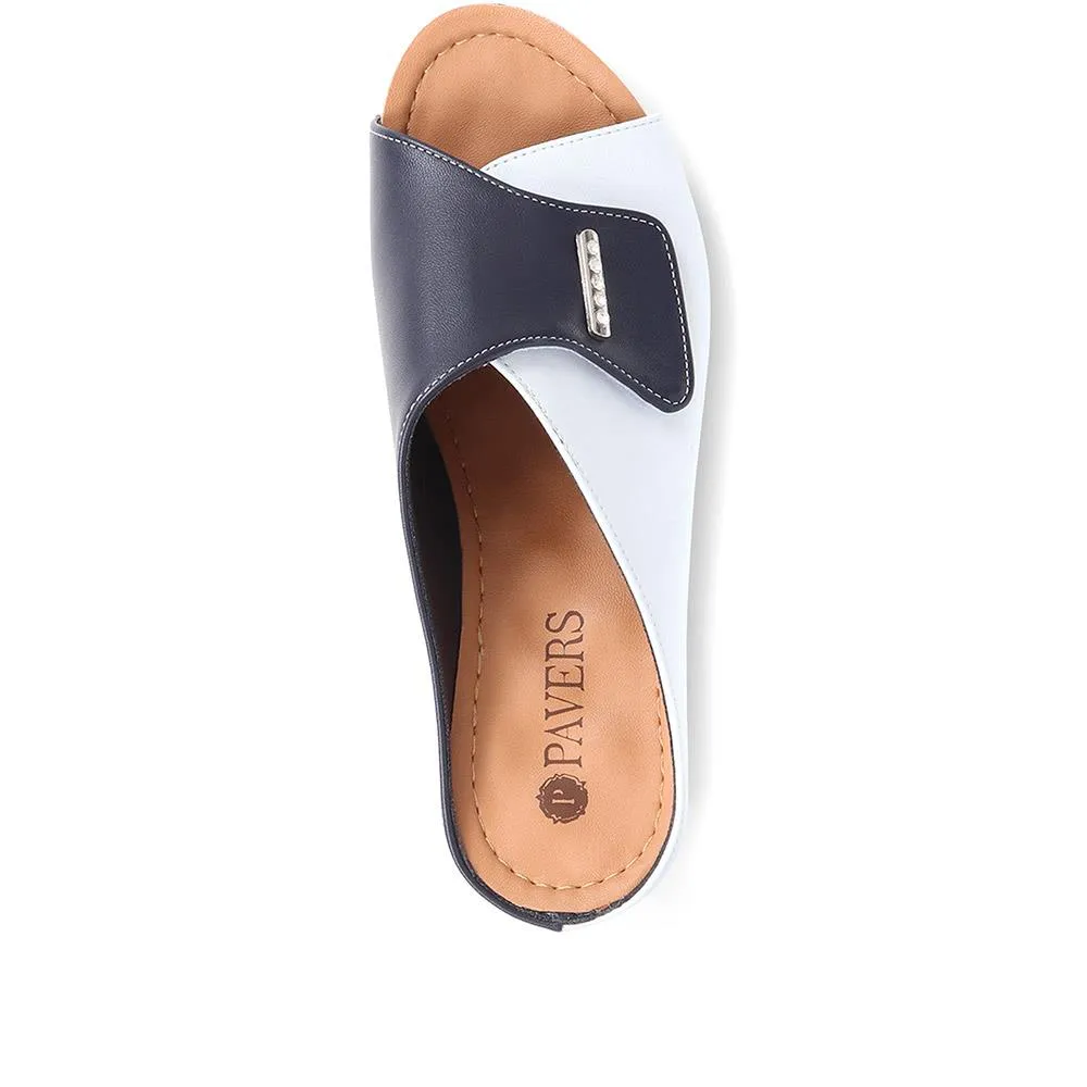 Mule Wedge Sandals - WLIG37015 / 323 779